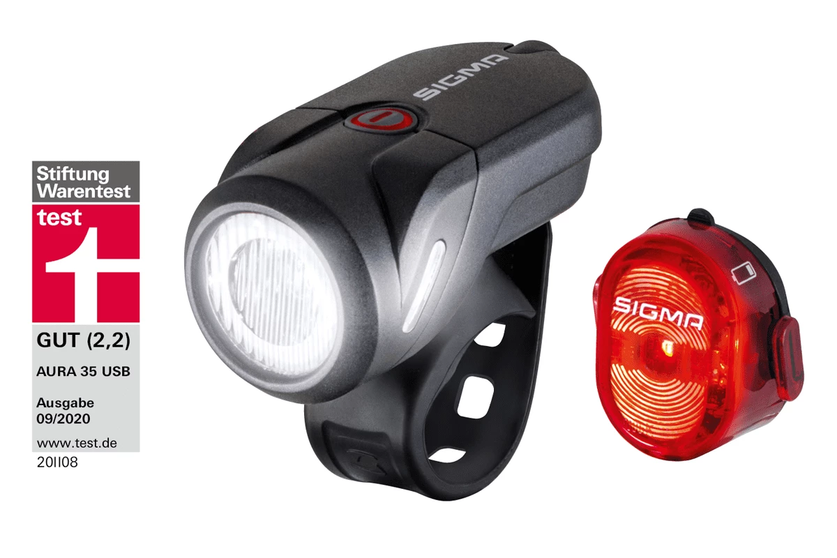 SIGMA SPORT Aura 35 USB Et Nugget II - Ensemble